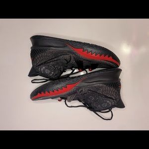 Red and black kyrie 7 Nikes